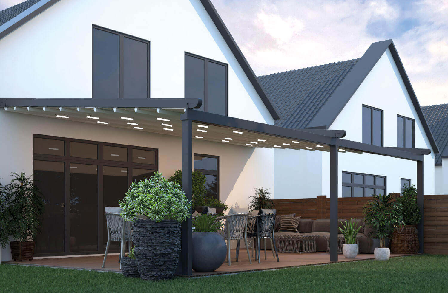 luxe aluminium veranda aan huis
