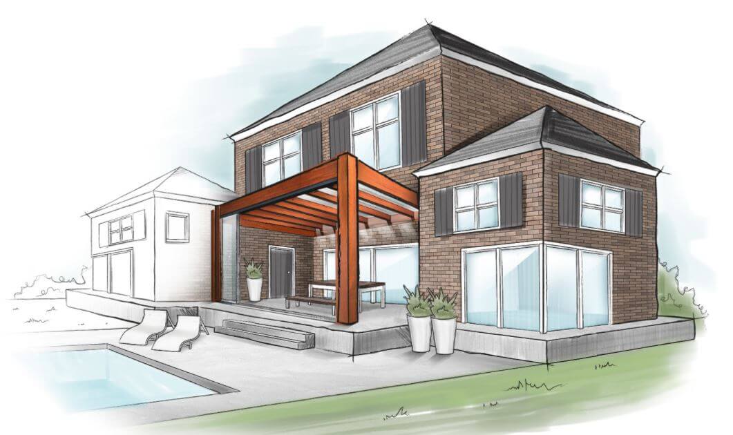 ontwerp veranda aan huis