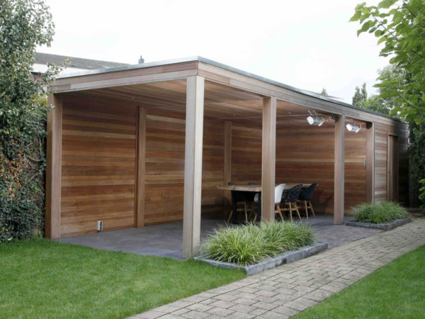 Houten veranda