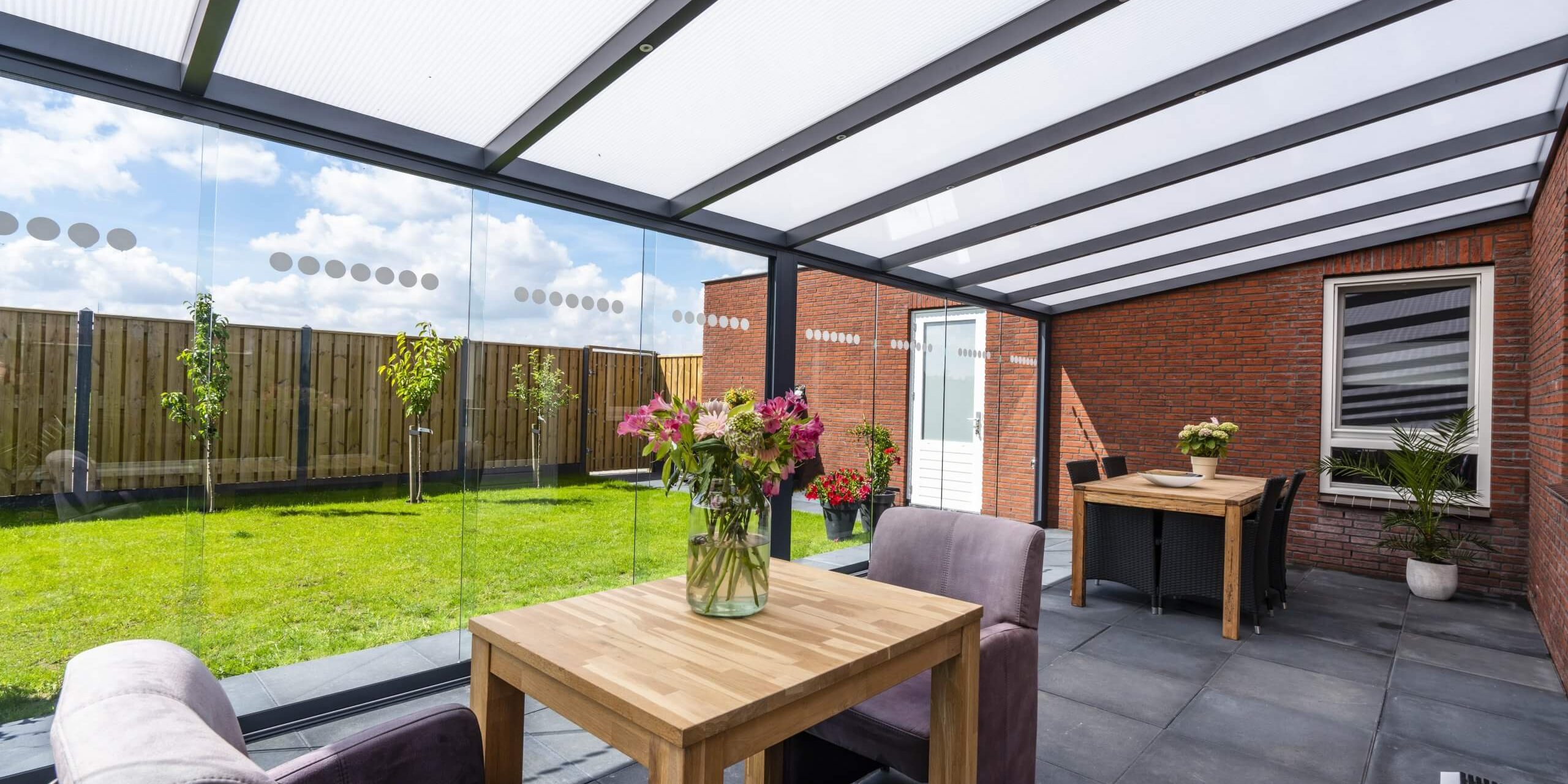 zonwering overkapping